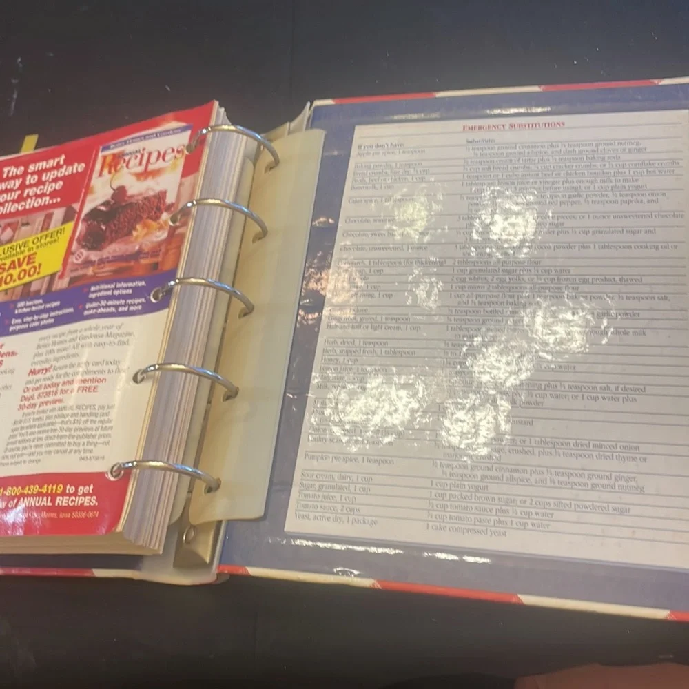 Vintage  Better Homes and Gardens  Binder Addition